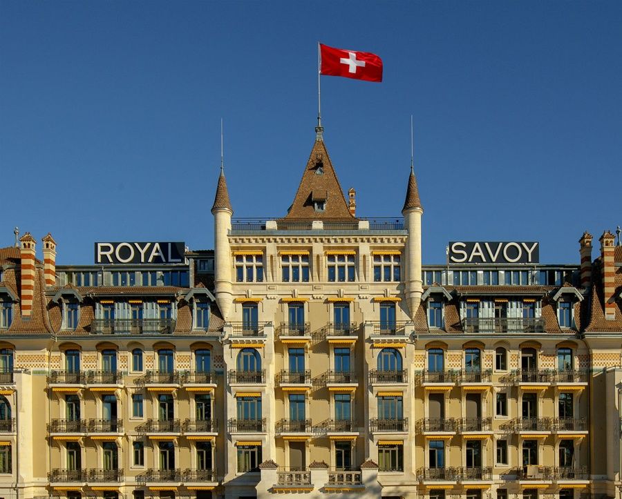 Royal Savoy Hotel & Spa Lausanne Buitenkant foto